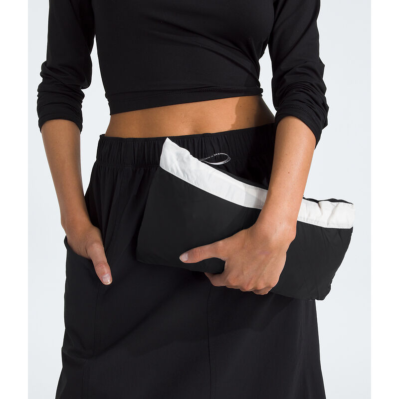 Women's 1996 Retro Nuptse Vest, WHITE DUNE-TNF BLACK-RECYCLED DOWN, hi-res image number 7