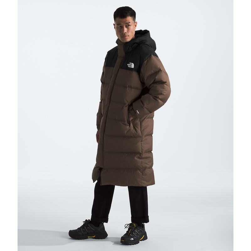 Men's Nuptse Parka, SMOKEY BROWN-TNF BLACK, hi-res image number 3