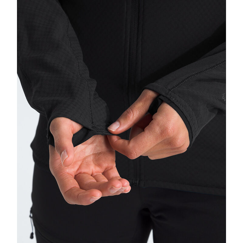 Women's Summit Series FUTUREFLEECE&trade; Full Zip Hoodie, TNF BLACK-NPF, hi-res image number 8