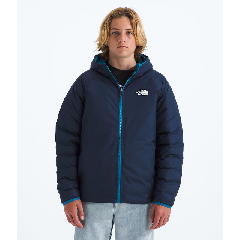 Boys' Reversible Perrito Hooded Jacket, DUSK BLUE, hi-res image number 3