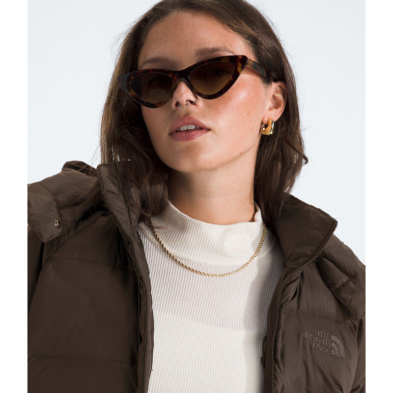 Women's Hydrenalite&trade; City Down Hooded Parka, SMOKEY BROWN, hi-res image number 2