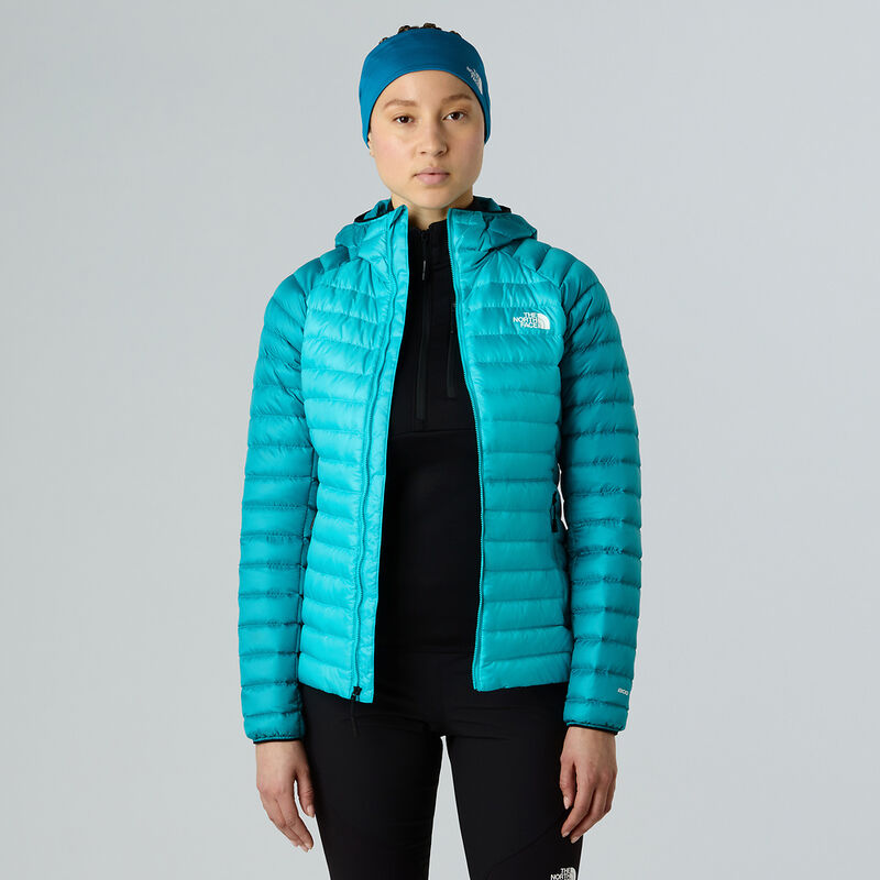 Women's Bettaforca LT Down Hooded Jacket, GALACTIC BLUE-DEEP TEAL, hi-res image number 4