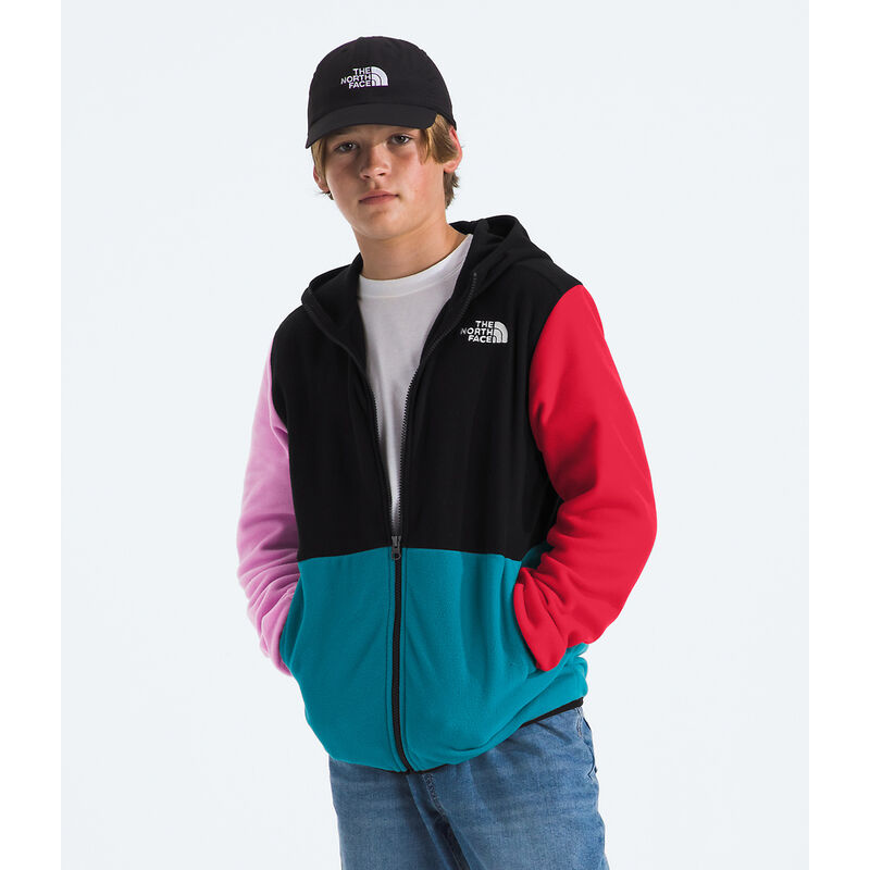Teen Glacier Full Zip Hooded Jacket, DIGITAL STEEL, hi-res image number 3