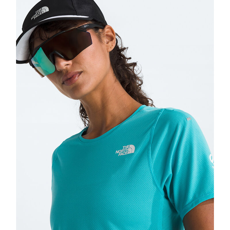 Women's Summit Series High Trail Short-Sleeve Tee, GALACTIC BLUE, hi-res image number 3