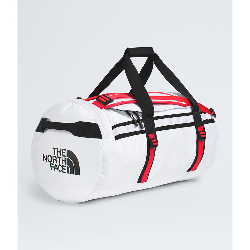 Base Camp Duffel - Medium (71L), TNF WHITE-TNF BLACK-ELEVATION RED, hi-res image number 5