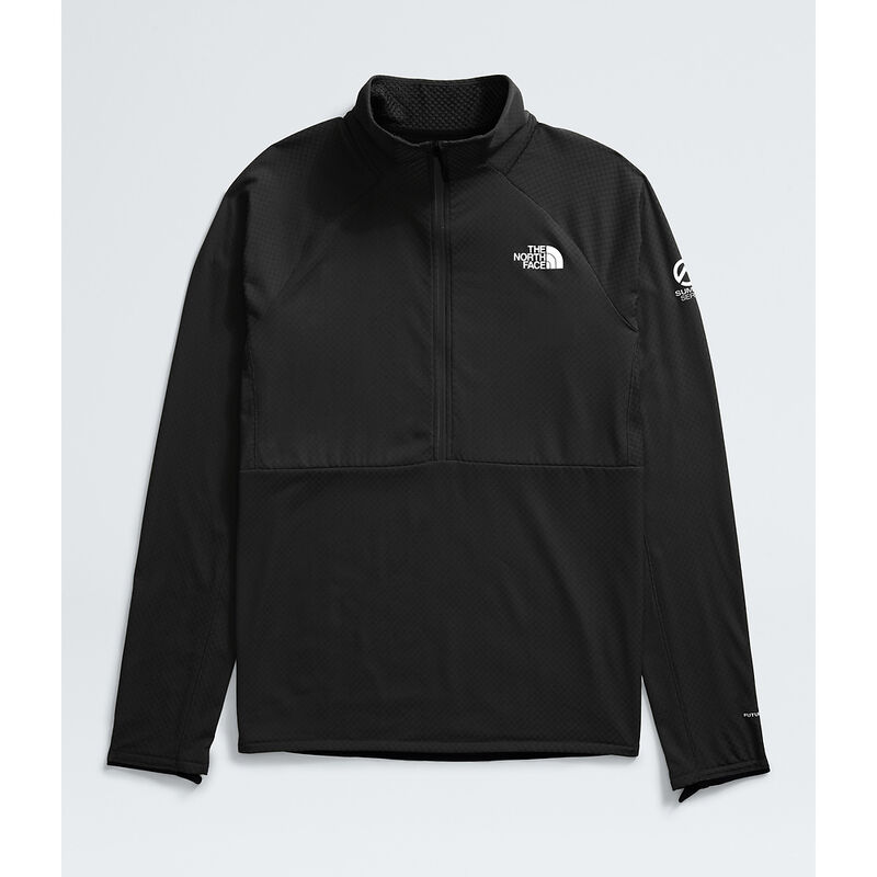 Men's Summit Series FUTUREFLEECE&trade; LT &frac12; Zip Jacket, TNF BLACK-NPF, hi-res image number 7