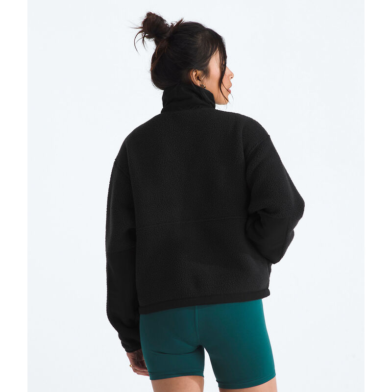 Women's Yumiori Off Peak &frac12; Zip Jacket, TNF BLACK, hi-res image number 4