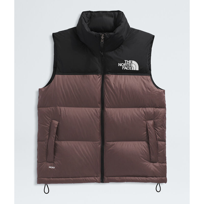 Women's 1996 Retro Nuptse Vest, TAWNY QUARTZ-TNF BLACK, hi-res image number 9