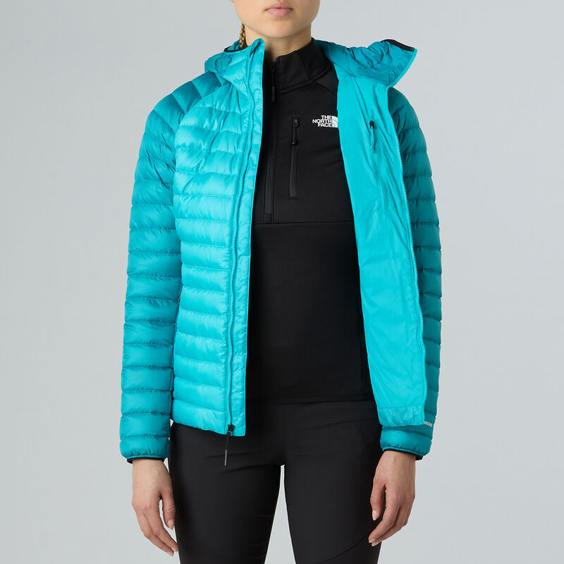 Women's Bettaforca LT Down Hooded Jacket, GALACTIC BLUE-DEEP TEAL, hi-res image number 9