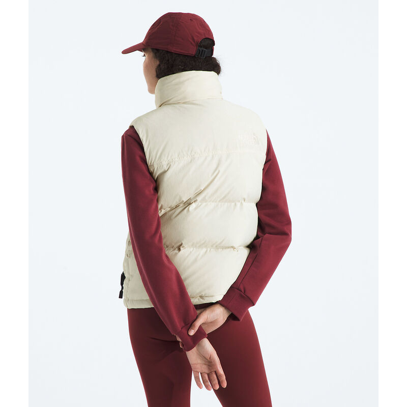 Women's 1996 Retro Nuptse DTM Vest, WHITE DUNE, hi-res image number 5