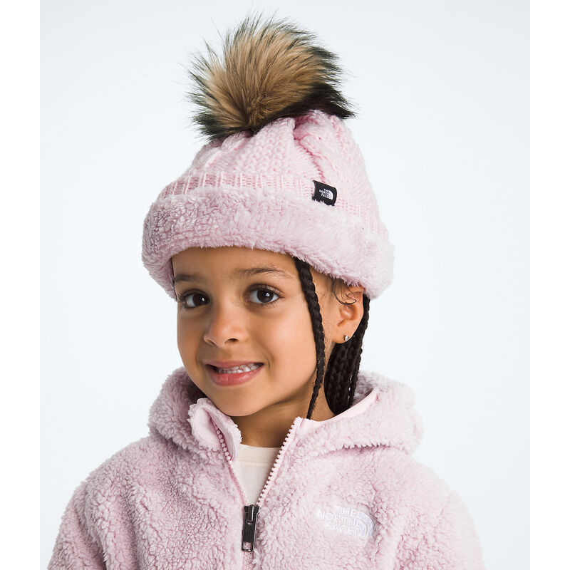 Kids' Lined Oh Mega Fur Pom Beanie